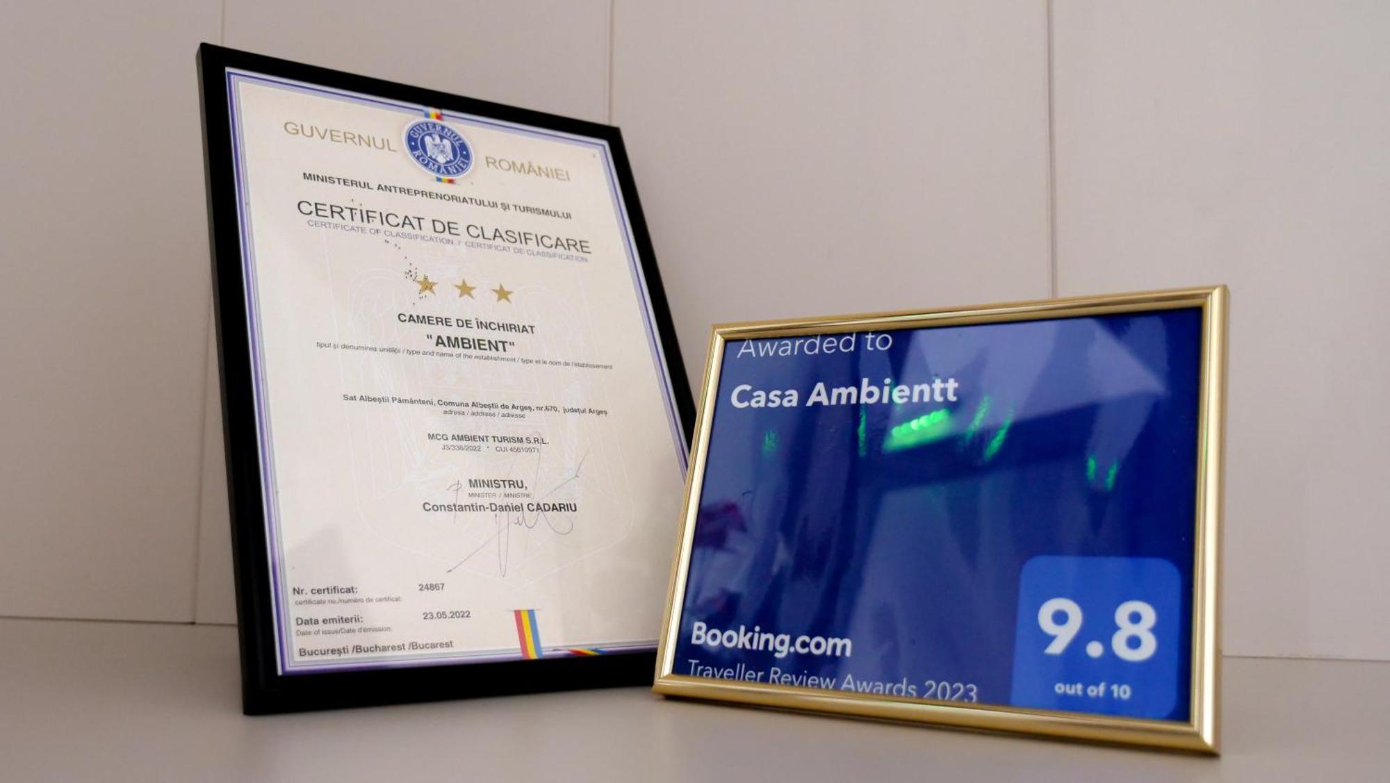 Casa Ambientt Hotel Curtea de Argeş Buitenkant foto